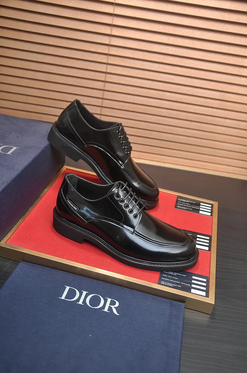 Men's shoes 💰680💶[Dior] (water-dyed cowhide lining) Dior original 1:1 high-quality factory, imported original materials, imported raw cowhide, water-dyed cowhide lining, original TPU outsole, code number: 39-44 (38.45 custom-made)
